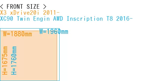 #X3 xDrive20i 2011- + XC90 Twin Engin AWD Inscription T8 2016-